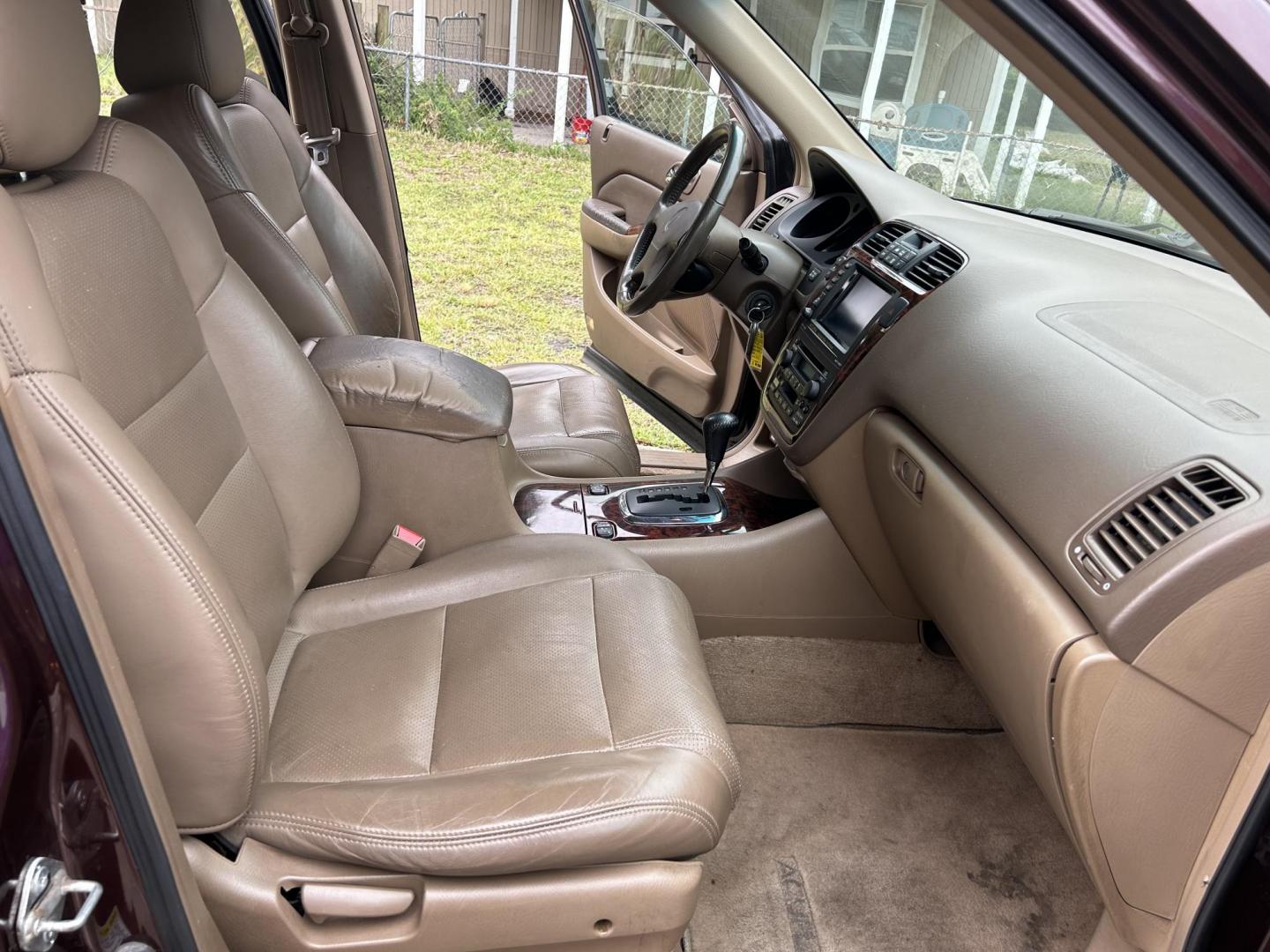 2001 Acura MDX Base w/ Nav System (2HNYD18421H) with an 3.5L V6 SOHC 24V engine, 5-Speed Automatic Overdrive transmission, located at 1758 Cassat Ave., Jacksonville, FL, 32210, (904) 384-2799, 30.286720, -81.730652 - ***** 3499.00 PLUS TAX, TAG, AND TITLE ***** CASH SPECIAL ***** 2001 ACURA MDX 216,216 MILES THIRD ROW SEATING EXTRA CLEAN CHECK THE PICS THIS ONE DOESN'T DISSAPOINT ICE-COLD AIR-CONDITIONING RUNS AND DRIVES GREAT LEATHER SUNROOF ALLOYS GOLD PACKAGE AND MORE CALL ROB @ 904-384-2799 TODAY YOU WON'T R - Photo#14